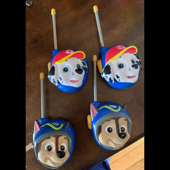 Paw Patrol Walkie Talkies - Set of 2 kids Walkie Talkies Chase and Marshall - Picture 1 of 1